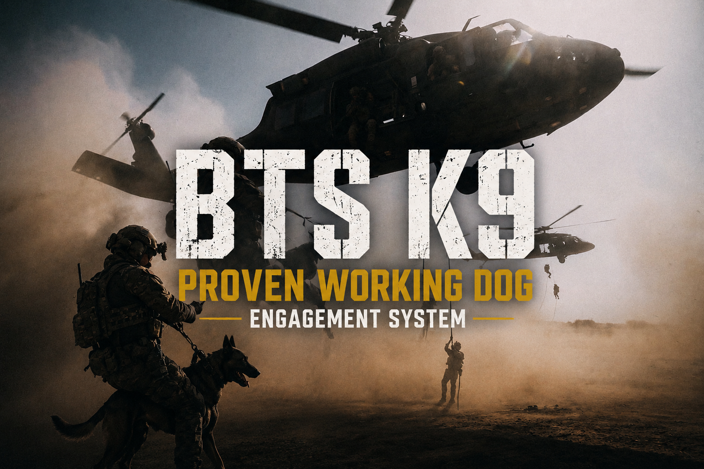 BTS K9 Proven Working Dog Engagement System