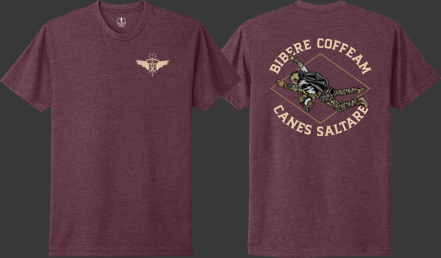 DRINK COFFEE, JUMP DOGS tee