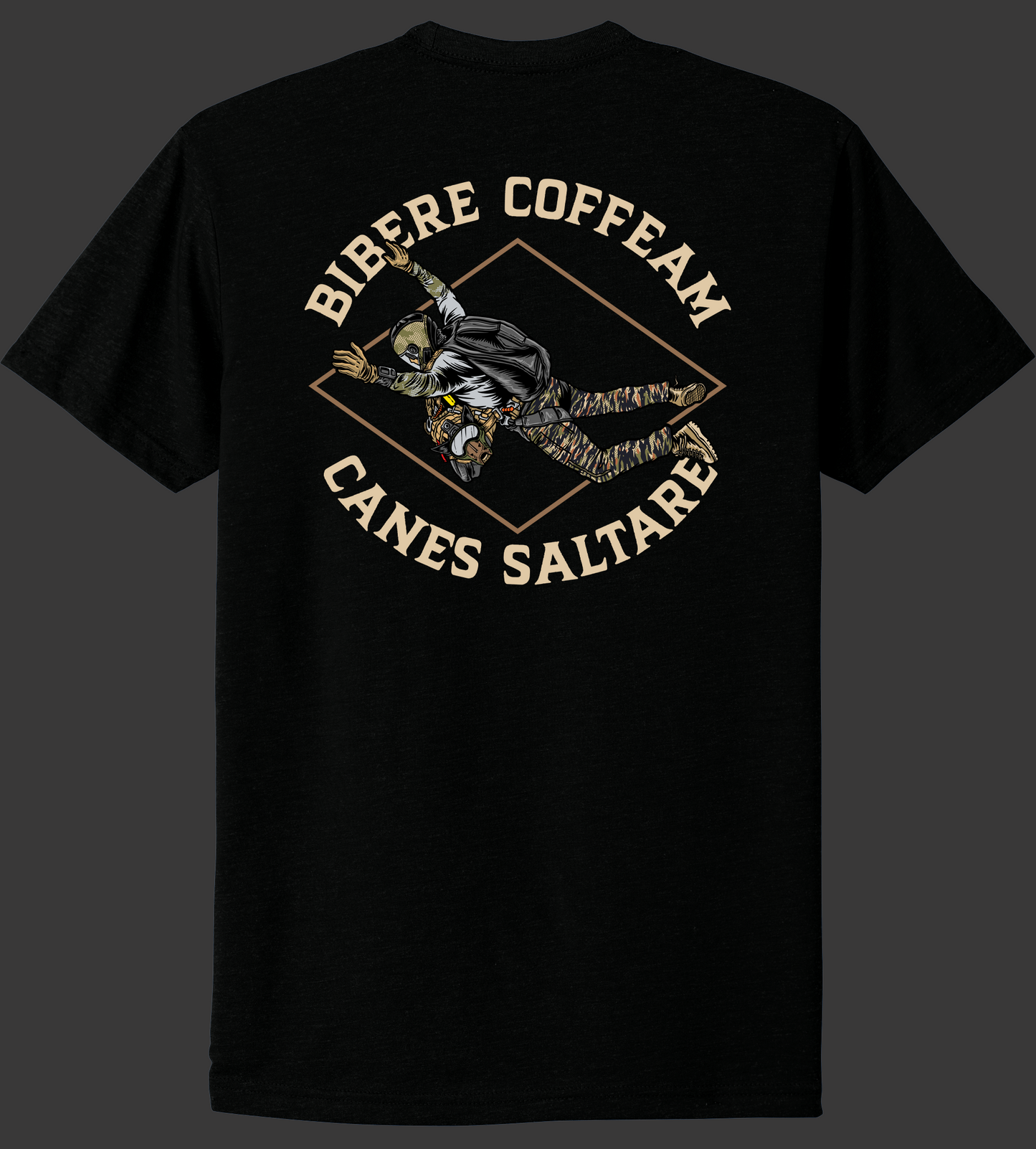 DRINK COFFEE, JUMP DOGS tee