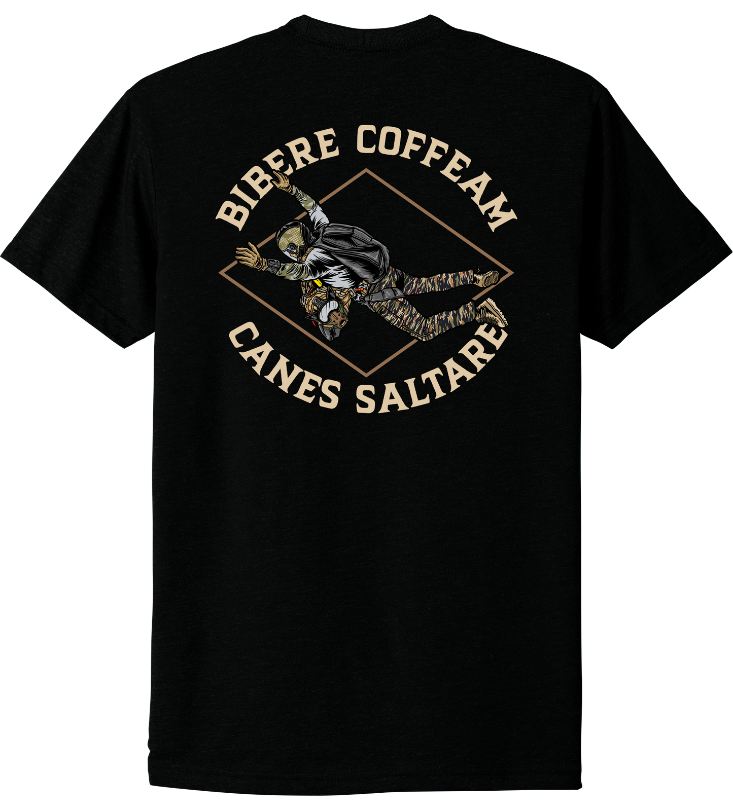 DRINK COFFEE, JUMP DOGS tee