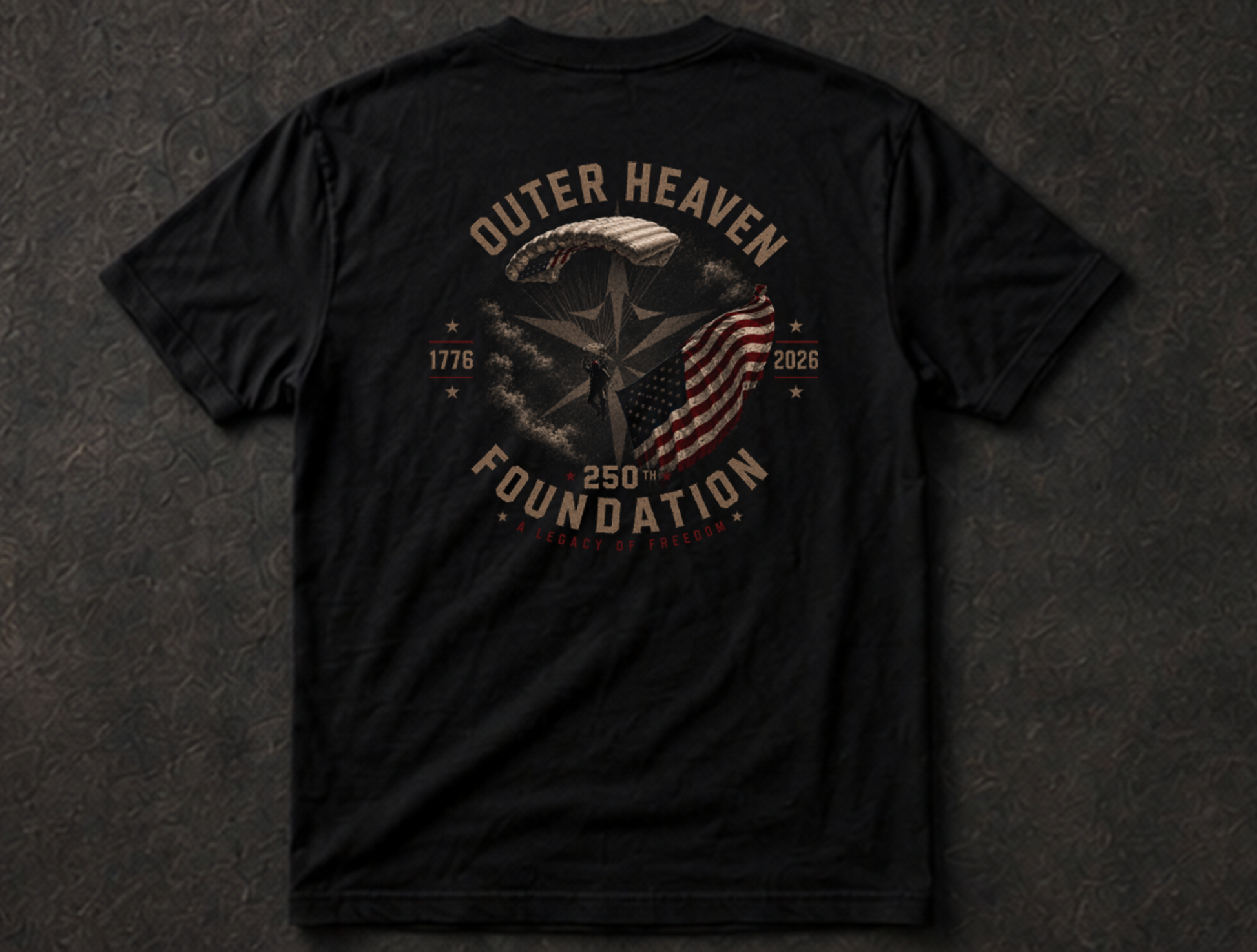 Outer Heaven 250th Tee - Back
