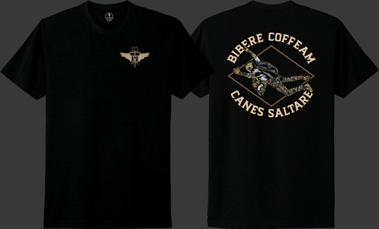 DRINK COFFEE, JUMP DOGS tee