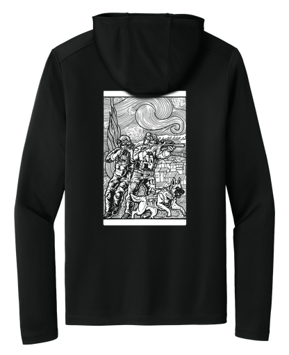 Silent Night Hooded Long Sleeve