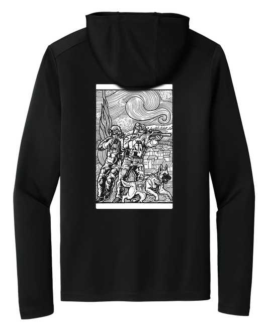 Silent Night Hooded Long Sleeve